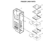 WHIRLPOOL W11340169 WALL BRACKETS & PARTS