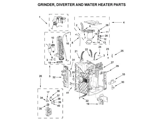 WHIRLPOOL W11363146 MOTOR PARTS