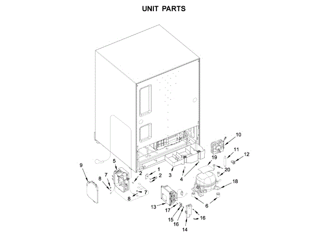 WHIRLPOOL W11360594 COMPRESSOR PARTS & ACCESSORIES