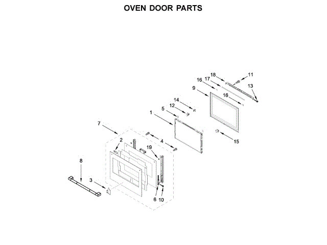 WHIRLPOOL W11349268 AIR CLEANER REPLACEMENT PARTS