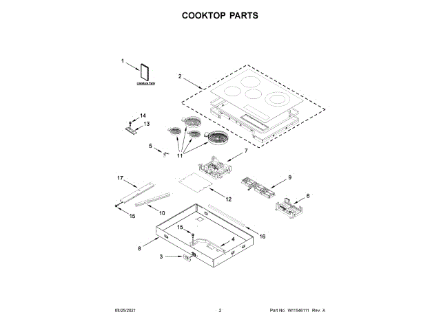 WHIRLPOOL W11350287 CONTROL BOARDS