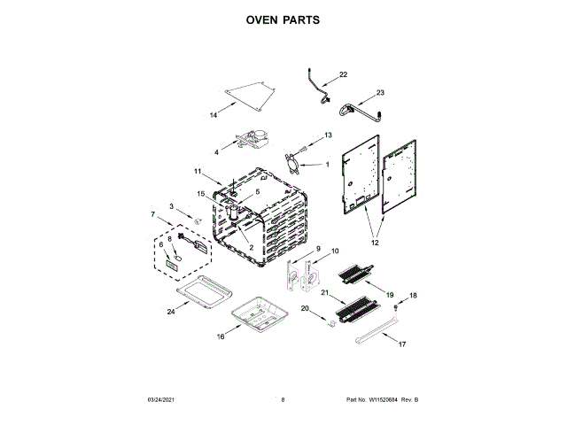 WHIRLPOOL W11355244 PIPE FITTINGS