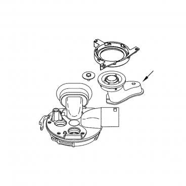 GENERAL ELECTRIC WD12X25865 WALL BRACKETS & PARTS