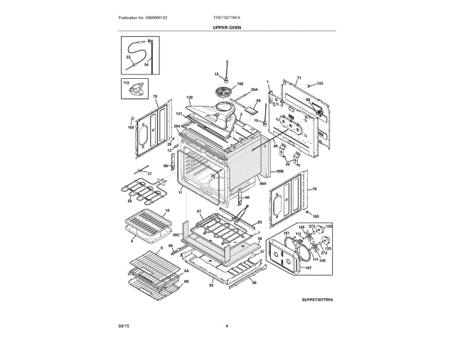 ELECTROLUX 808650302 AIR CLEANER REPLACEMENT PARTS