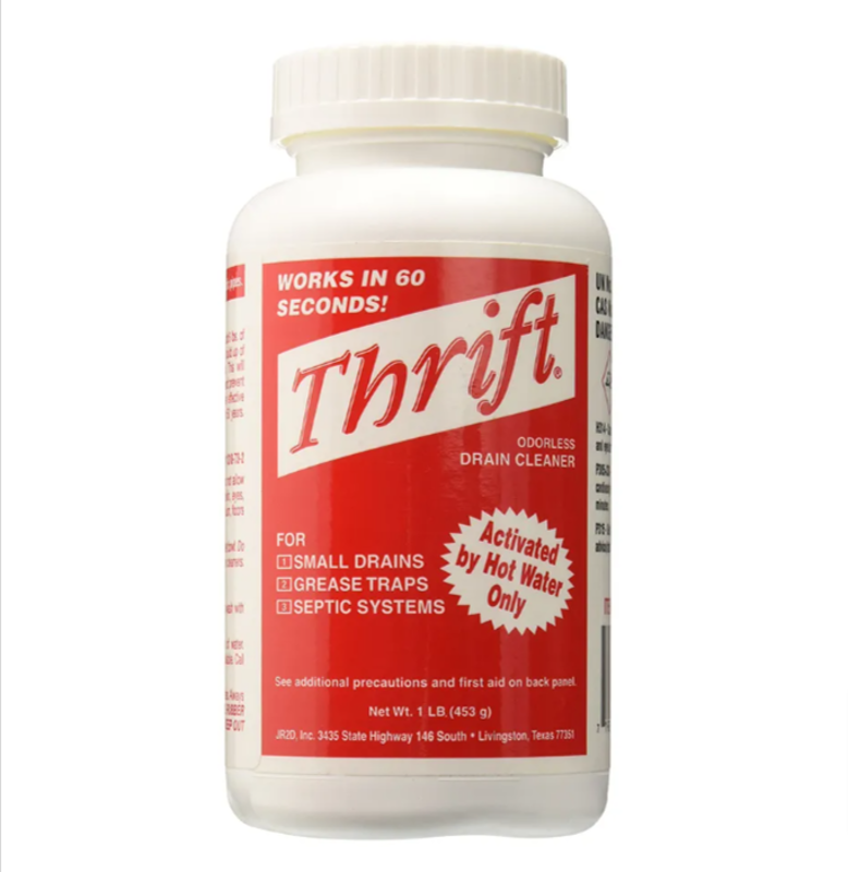 CHEMICALS THRIFT DRAIN CLEANERS
