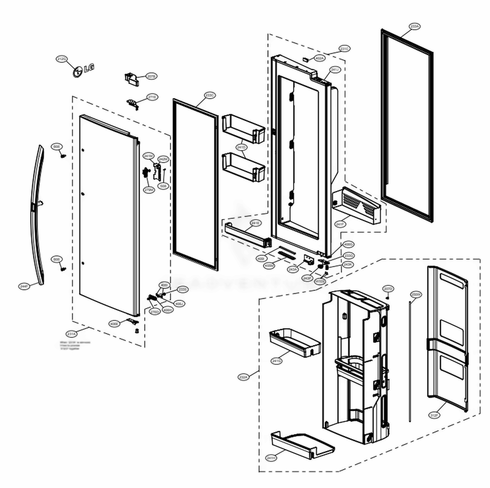 BERTAZZONI MAN64048204 WALL BRACKETS & PARTS