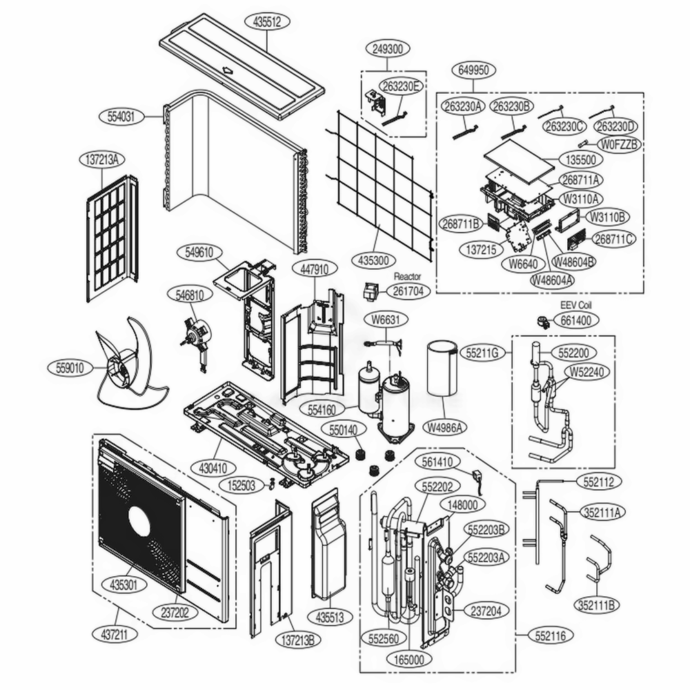 BERTAZZONI MGC65919301 AIR CLEANER REPLACEMENT PARTS
