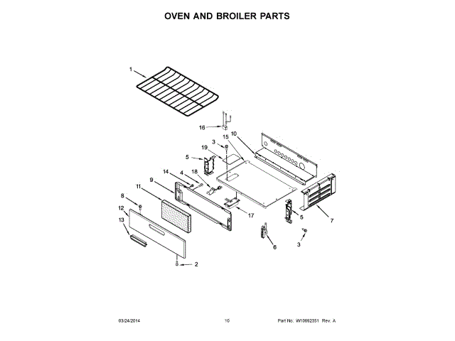 WHIRLPOOL W11706803 INSULATION