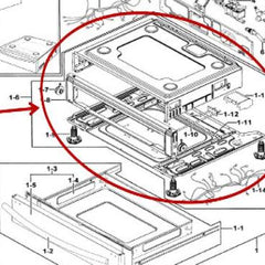 SAMSUNG DG94-00510A WALL BRACKETS & PARTS
