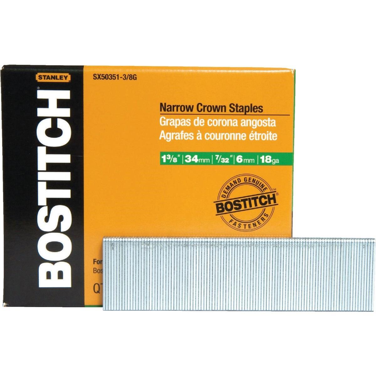 thumbnail image 2 of SX50357/8G Bostitch Narrow Crown Finish Staple 2 of 9