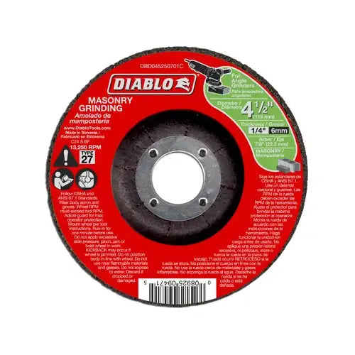 DIABLO DBD045250701C GRINDING & CUT OFF WHEELS