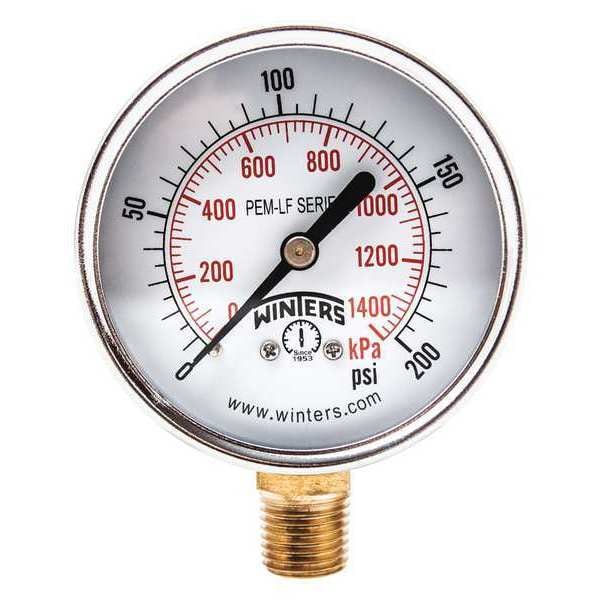WINTERS INSTRUMENTS PEM216LF PRESSURE GAUGES