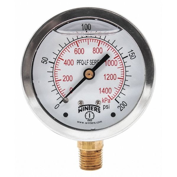 WINTERS INSTRUMENTS PFQ806LF PRESSURE GAUGES