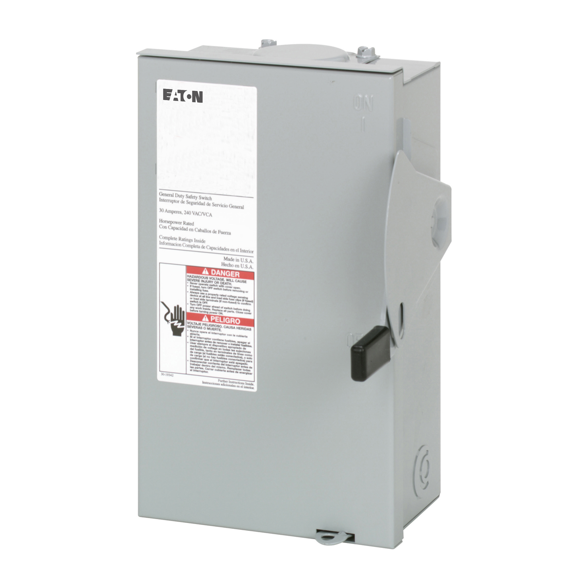 CUTLER & HAMMER DG221NRB SAFETY SWITCHES