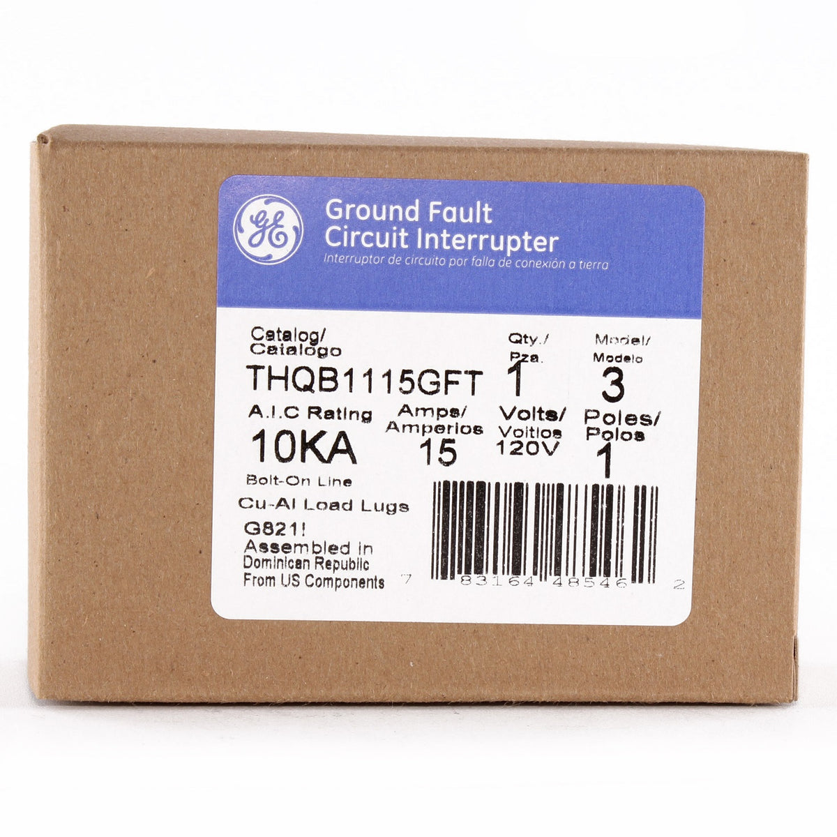 ABB THQB1115GFT GFCI BREAKERS