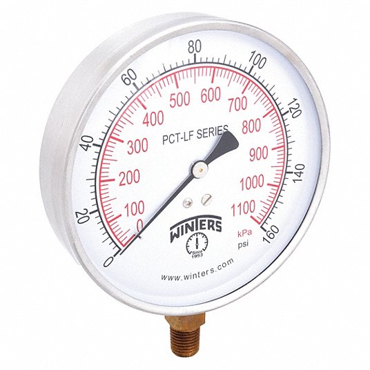 WINTERS INSTRUMENTS PCT324LF PRESSURE GAUGES