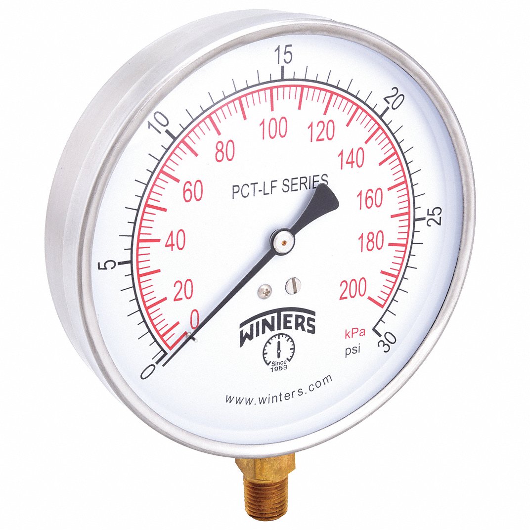 WINTERS INSTRUMENTS PCT321LF PRESSURE GAUGES