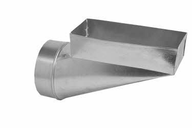 GRAY METAL 112R-14X4X7 DUCT BOOTS