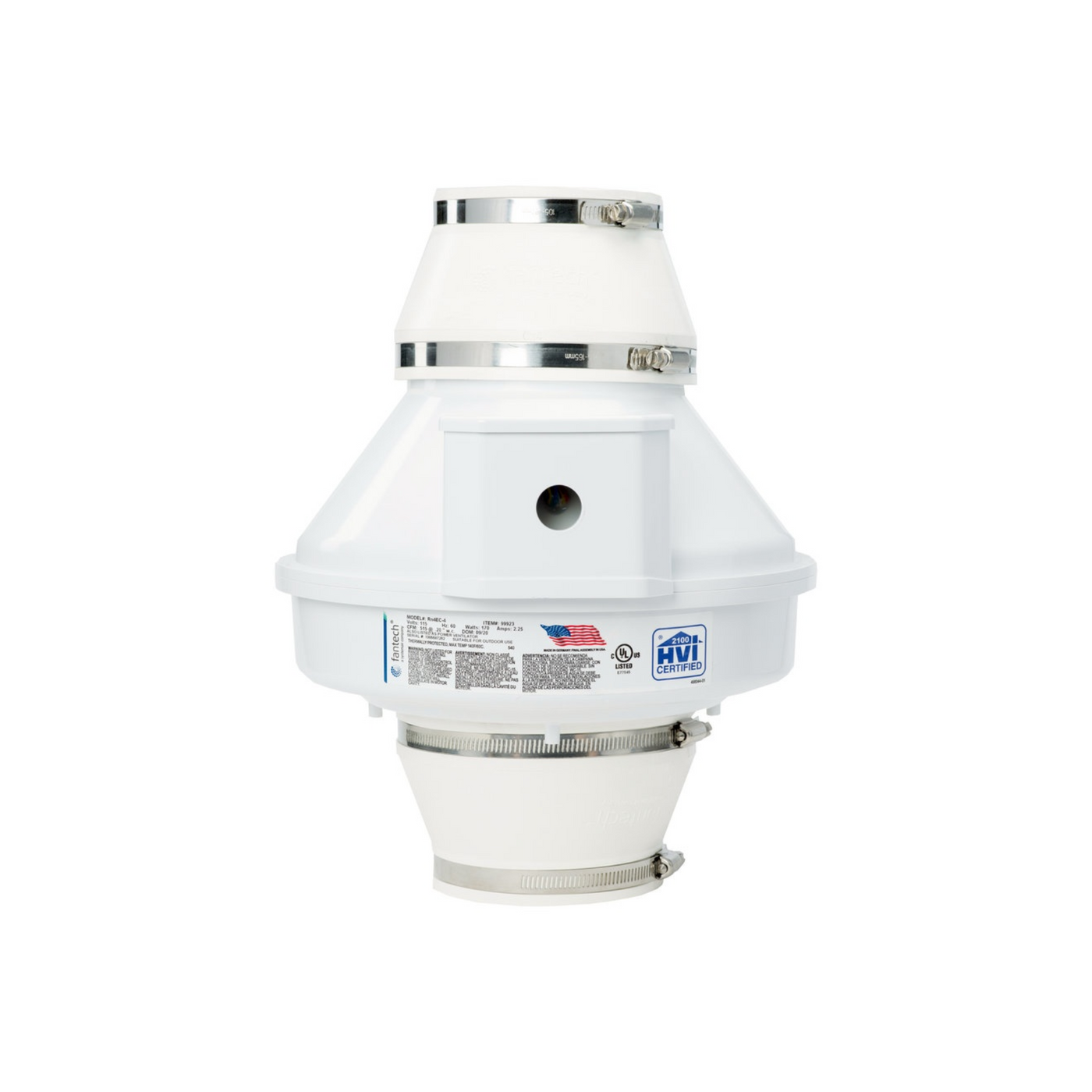 CLEAN COMFORT RN4EC-4 INLINE DUCT FANS