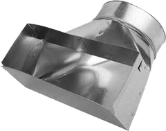 GRAY METAL 113R-14X6X6 DUCT BOOTS
