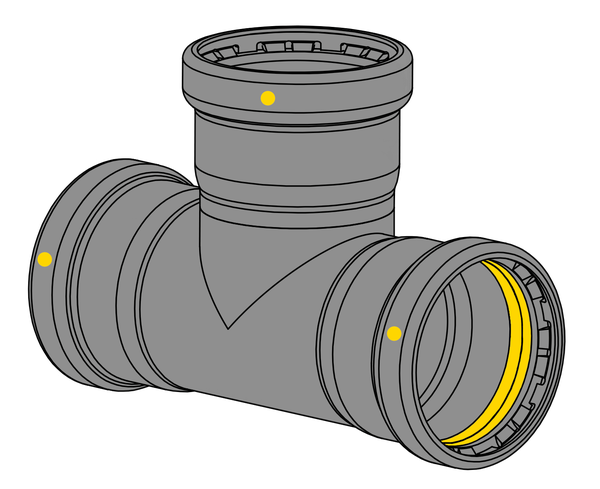 EVERFLOW TPRT4430G PIPE FITTINGS