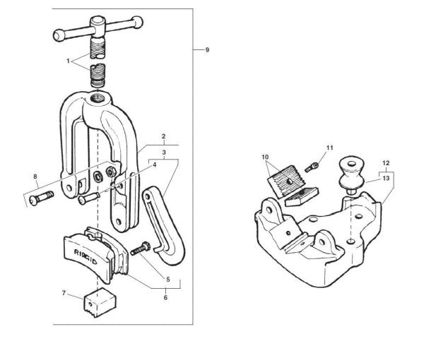 RIDIGD 40385 BENCH VISES