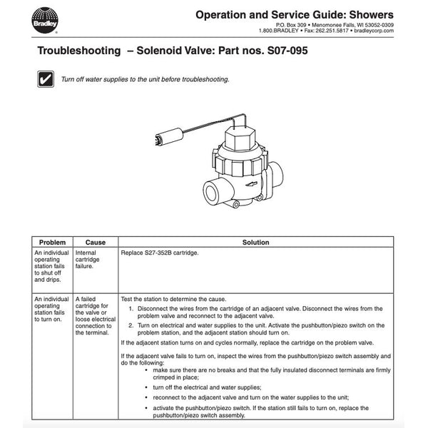 BRADLEY S07-095 SOLENOID VALVES