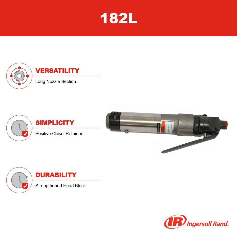 Ingersoll Rand 182L 9 in. In-Line Air Chisel