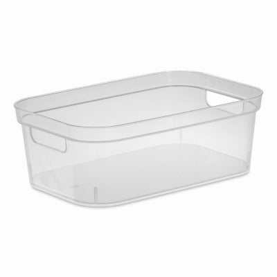 STERILITE Sterilite 13228608 Small Clear Storage Bin 8 Pack