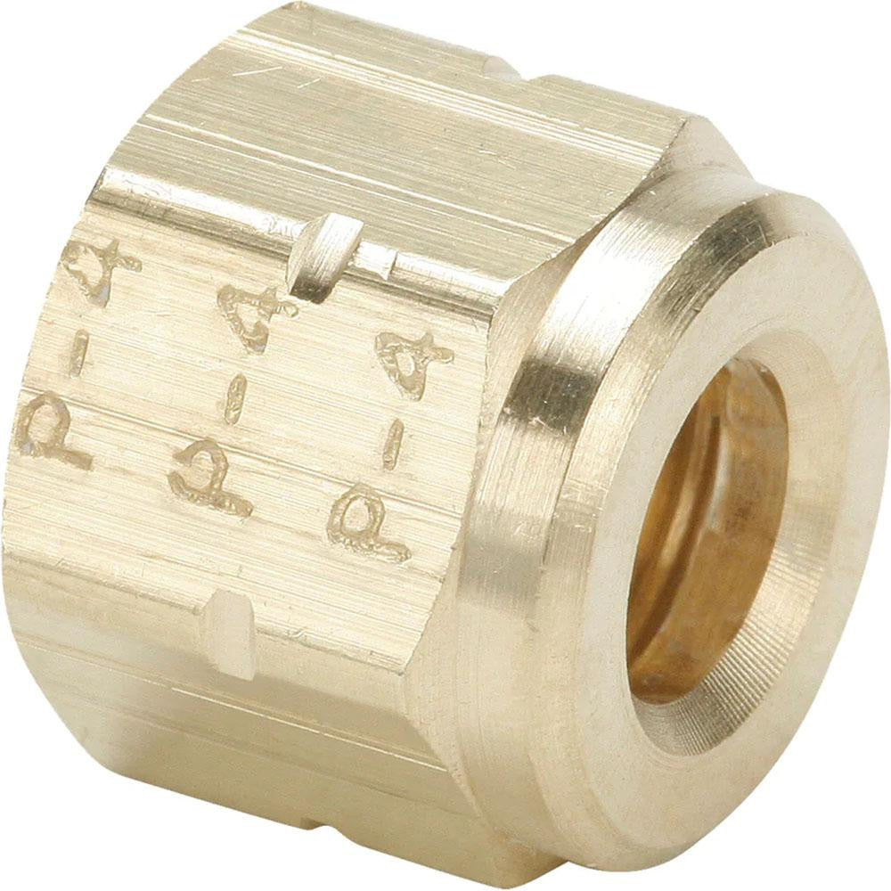PARKER Parker 61VL-8 Compression Tube Nut Brass Nptf 13/16-18