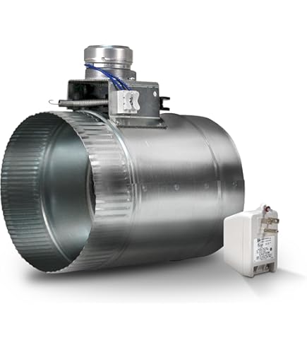 EWC CONTROLS 5 URD AUTOMATIC ROUND DAMPERS
