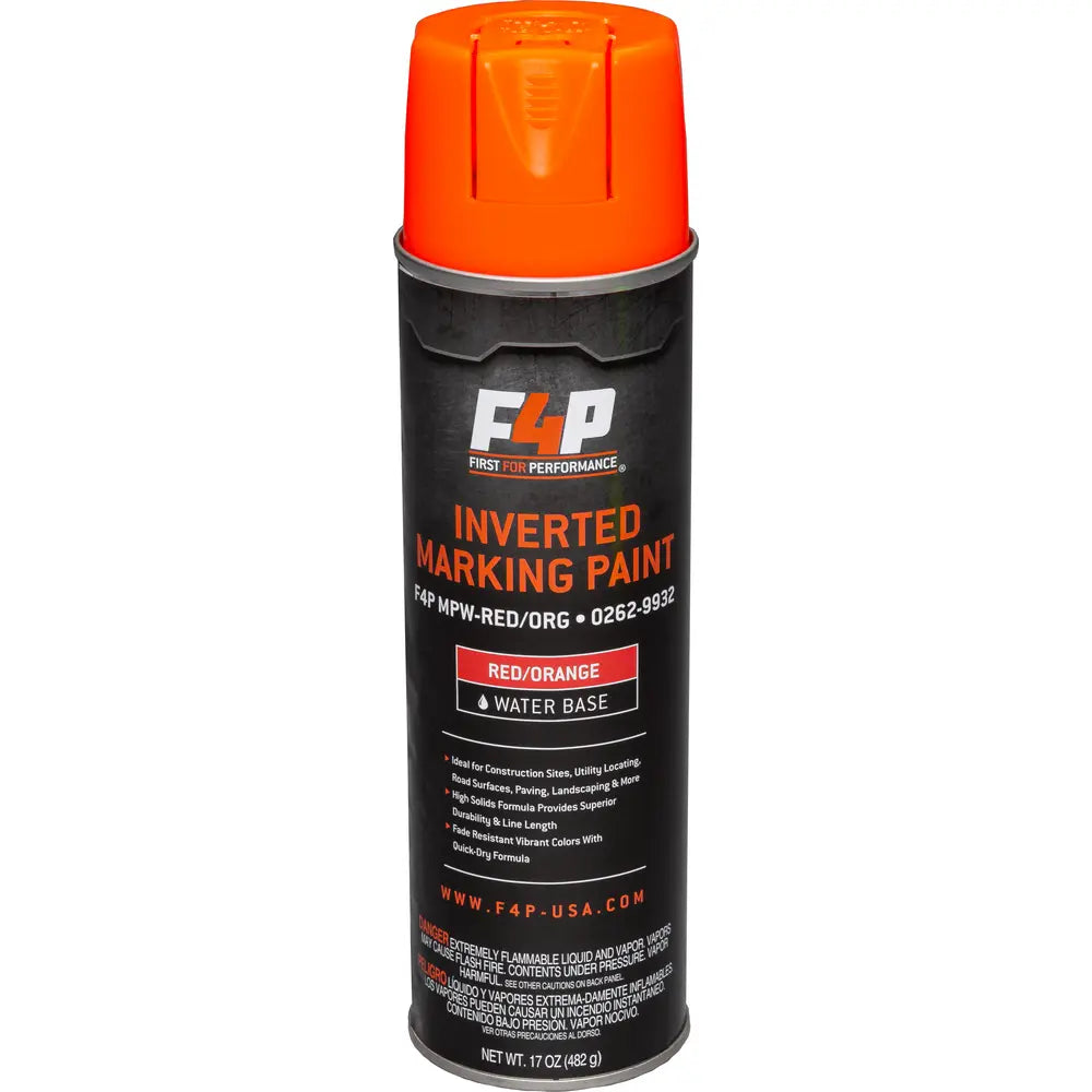 F4P F4PMPW-RED/ORG PAINT SUPPLIES