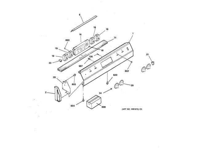 GENERAL ELECTRIC WB23K5027 HEATER CONTROL BOARDS