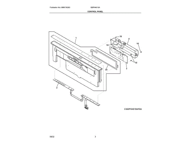 ELECTROLUX 5304536579 CONTROL BOARDS