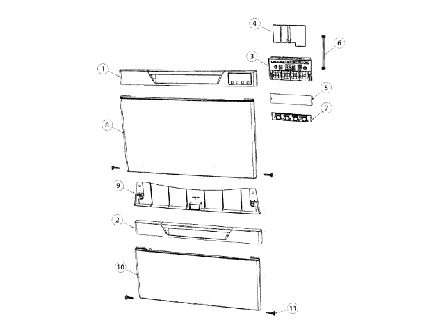 FISHER & PAYKEL 522503 CONTROL & CIRCUIT BOARDS