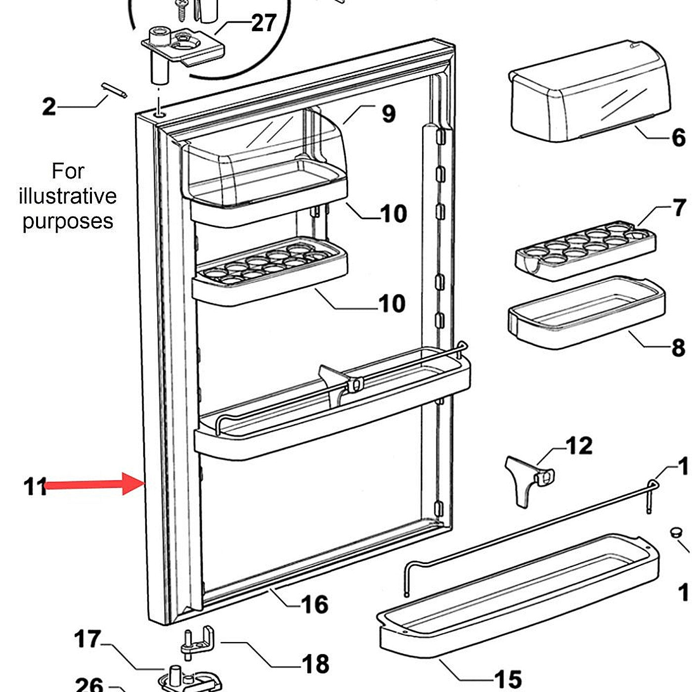 FISHER & PAYKEL 374025P WALL BRACKETS & PARTS