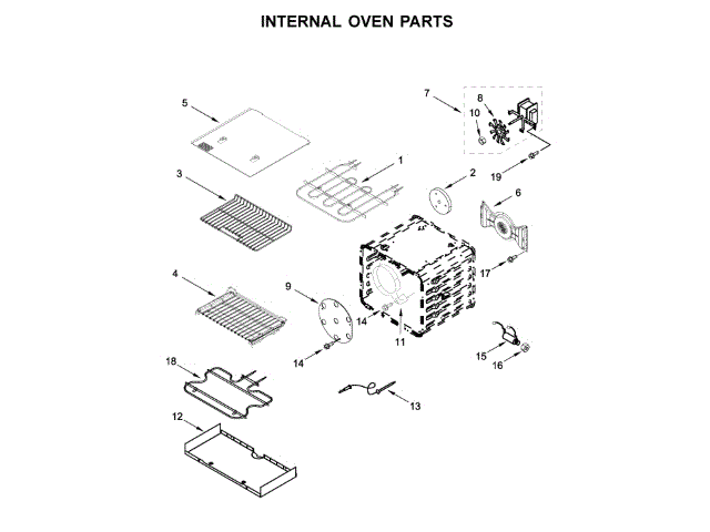 WHIRLPOOL W11496977 WALL BRACKETS & PARTS