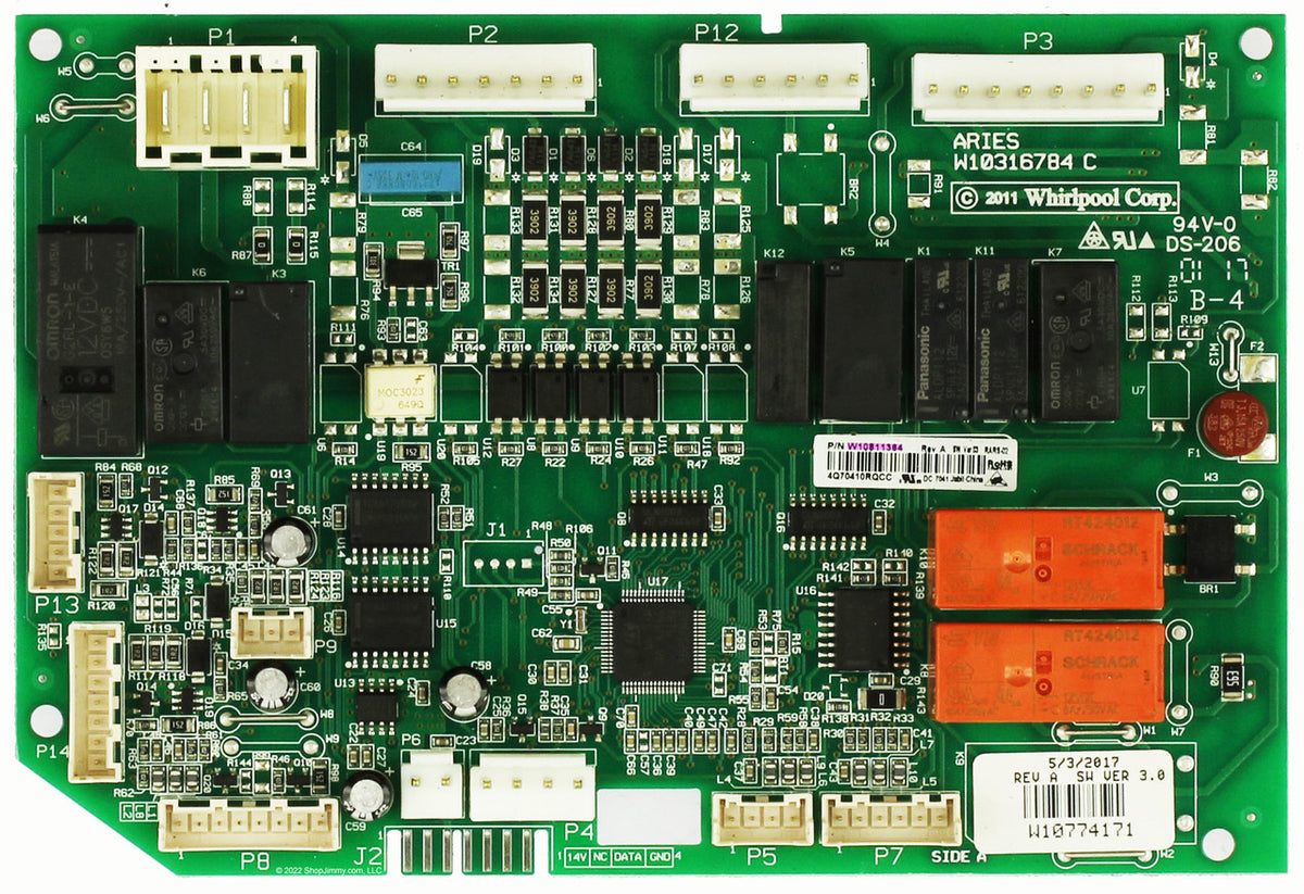 WHIRLPOOL W10811364 CONTROL BOARDS