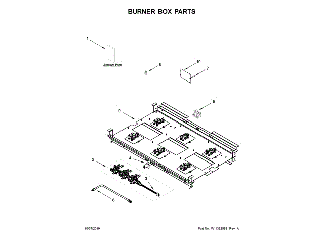 WHIRLPOOL W11384739 GAS VALVE ASSEMBLIES