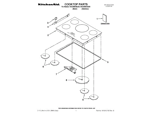 WHIRLPOOL WPW10396832 STOVES AND OVENS