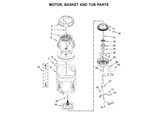 WHIRLPOOL W11130532 WIRING HARNESSES