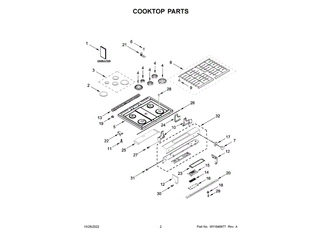WHIRLPOOL W11465340 IONIZING WIRES