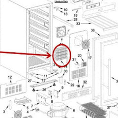 WHIRLPOOL W10782280 EVAPORATORS & UNIT COOLERS