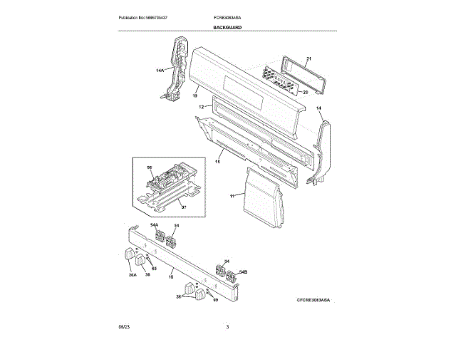 ELECTROLUX 5304535309 WIRING HARNESSES