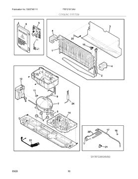 ELECTROLUX 811976001 AIR CLEANER REPLACEMENT PARTS