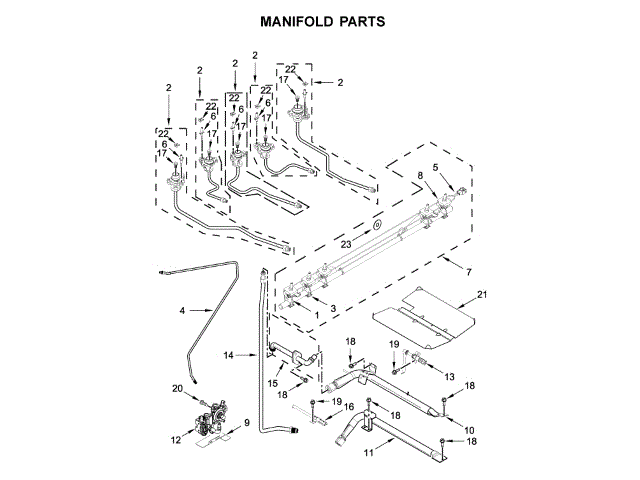 WHIRLPOOL W11186519 AIR CLEANER REPLACEMENT PARTS
