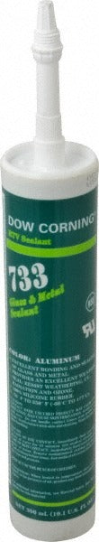 DOW CORNING Dow Corning 99179264 Rtv Silicone Sealant 10.1 Oz Silver