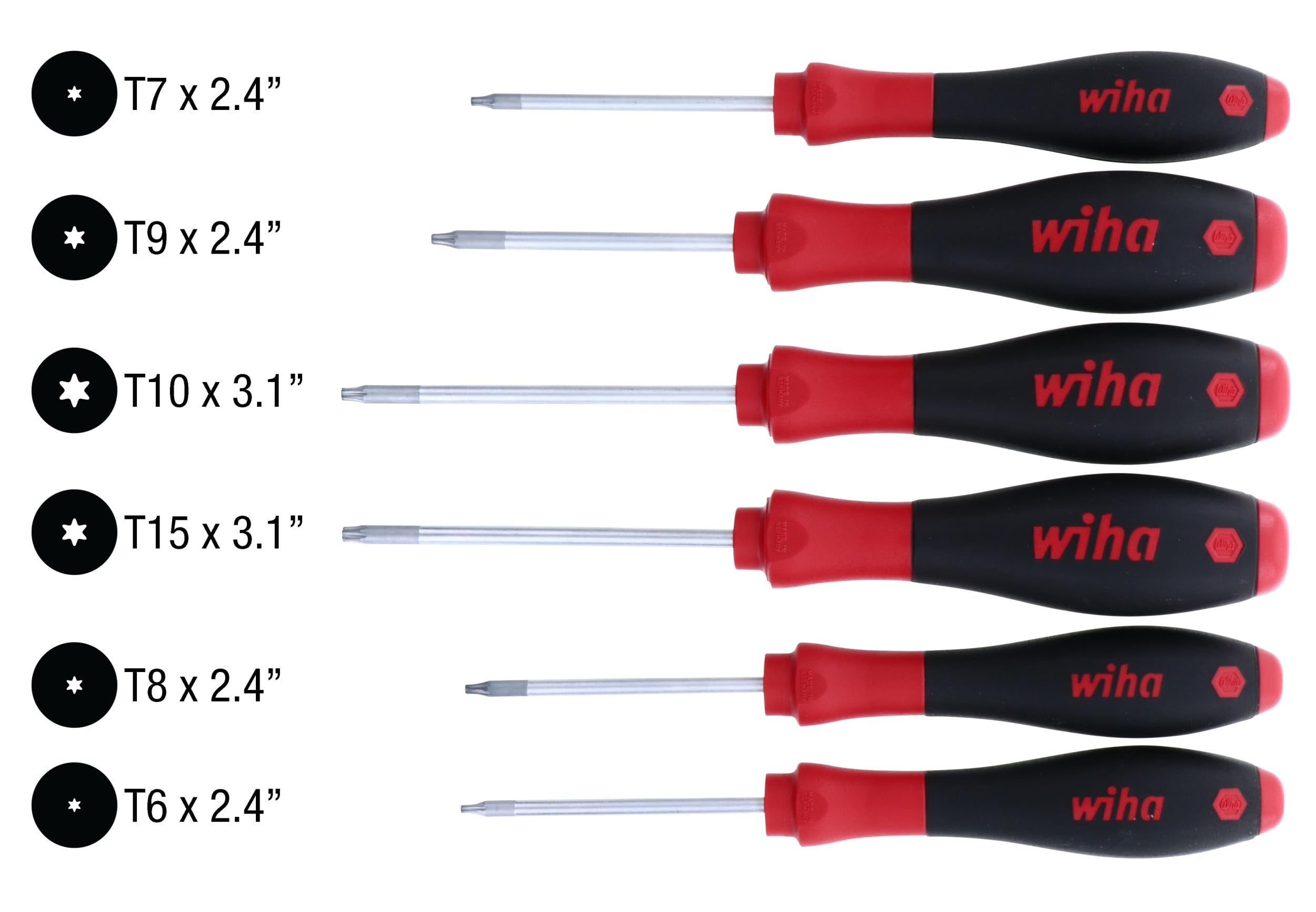 WIHA TOOLS Wiha Tools 36291 Torx Screwdriver Set 6 Piece