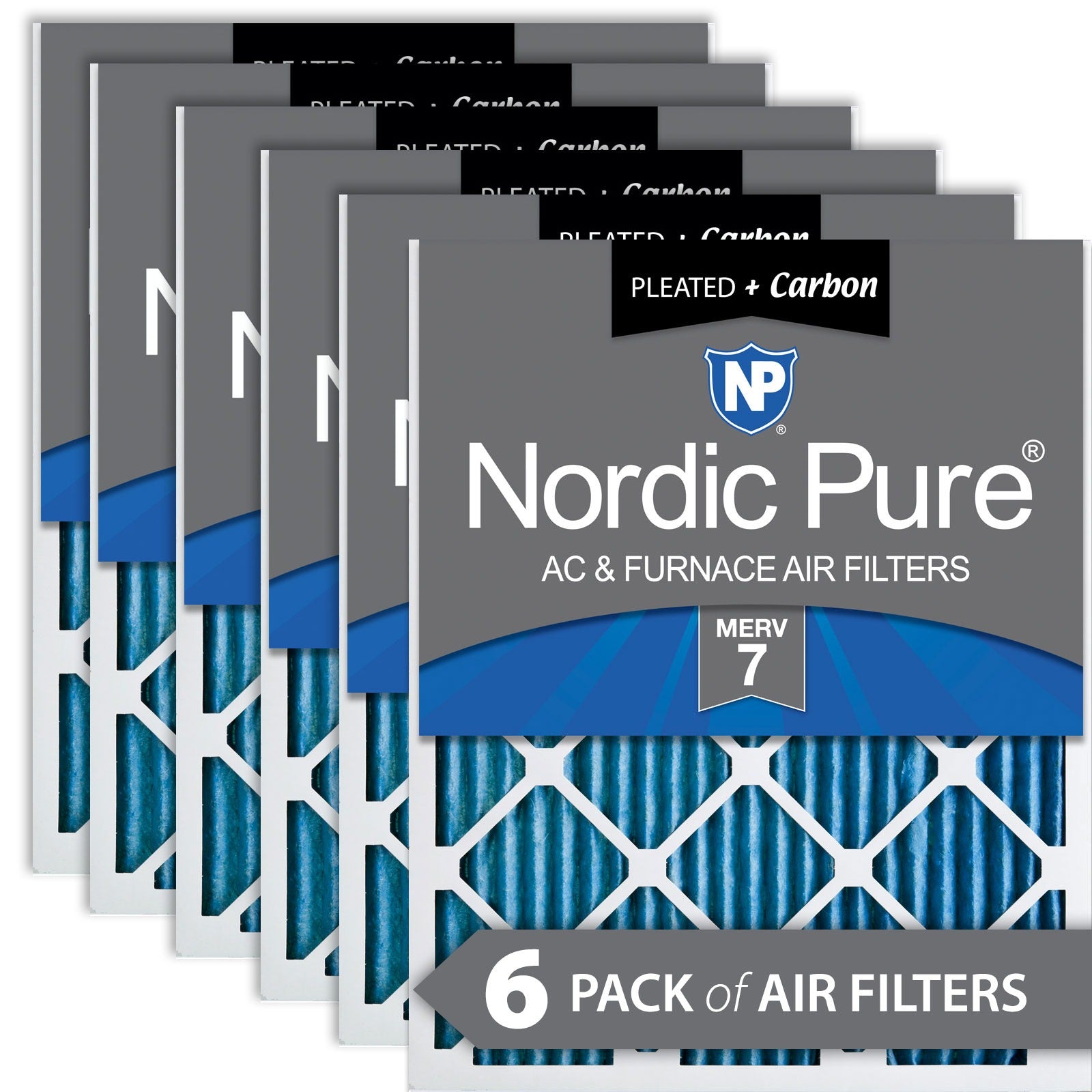 NORDIC PURE Nordic Pure 11x32_1/2x1ExactCustomM7+C-6 Merv 7 Carbon Filter