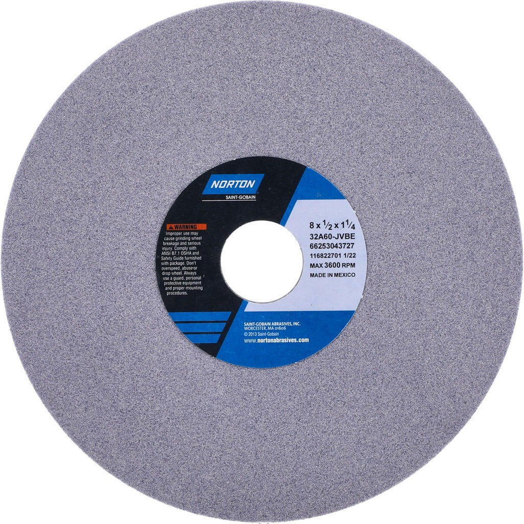 NORTON Norton 66253043727 Surface Grinding Wheel 8in 60 Grit